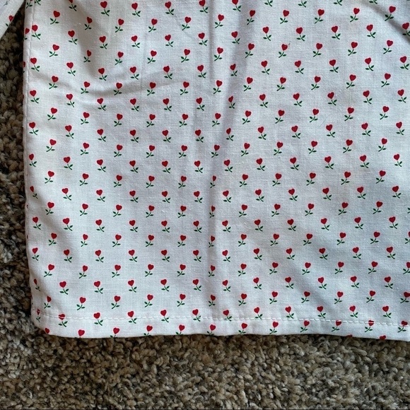 Vintage Cottagecore Handmade Floral Long Sleeve Top Sz 5T - Picture 5 of 7